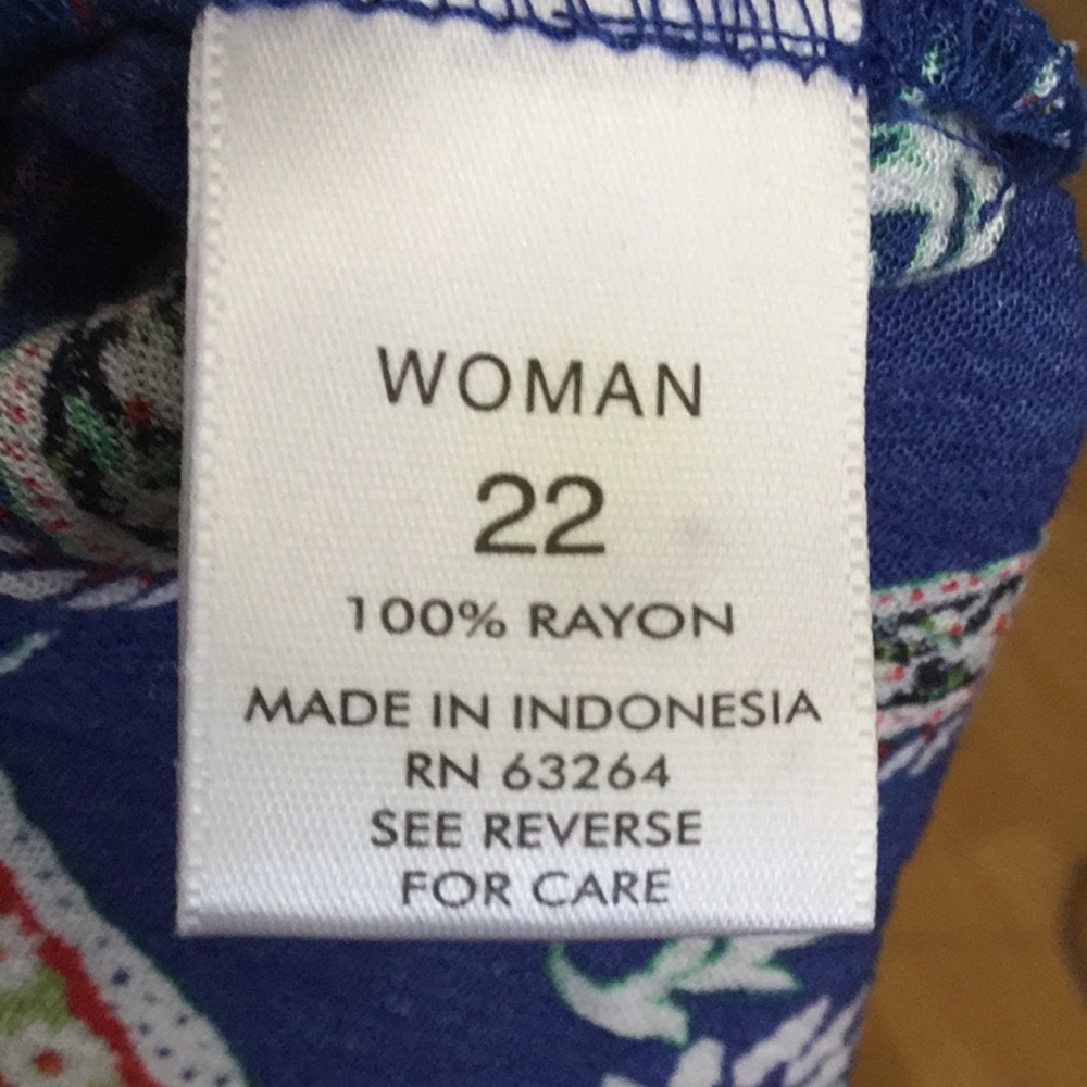 Westport 1 pc pant suit w/ tie size 22W - Picture 8 of 9